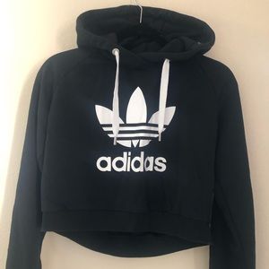 Adidas crop hoodie